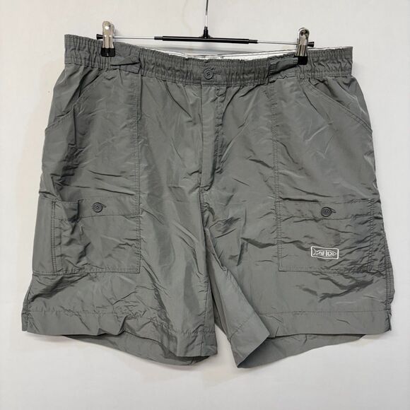 AFTCO Men The Original Fishing Shorts Size 42 Cargo Outdoor Gray C053 -16 - Picture 12 of 16